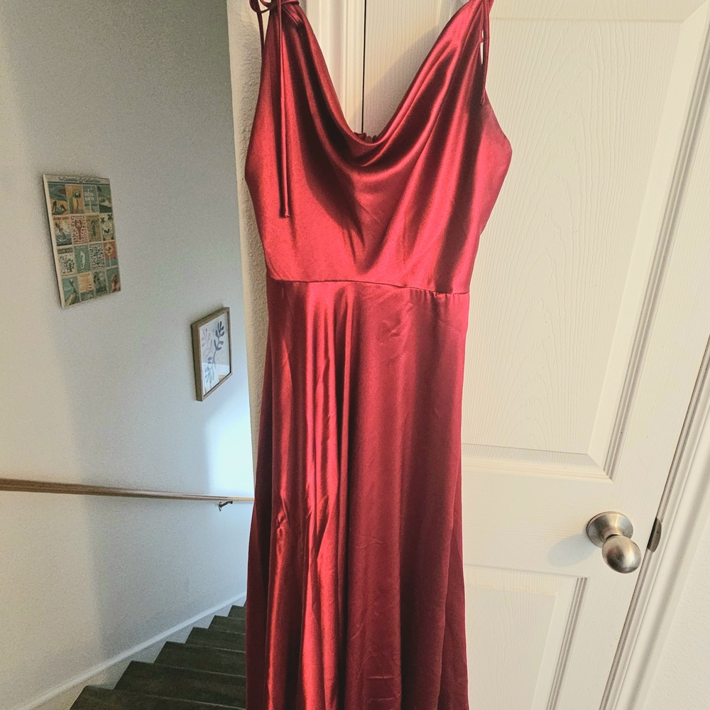 Elegant Red Prom Dress